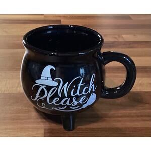 Old Time Pottery Witch Please Stoneware Coffee Mug Cup